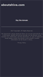 Mobile Screenshot of aboutshiva.com