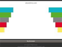 Tablet Screenshot of aboutshiva.com